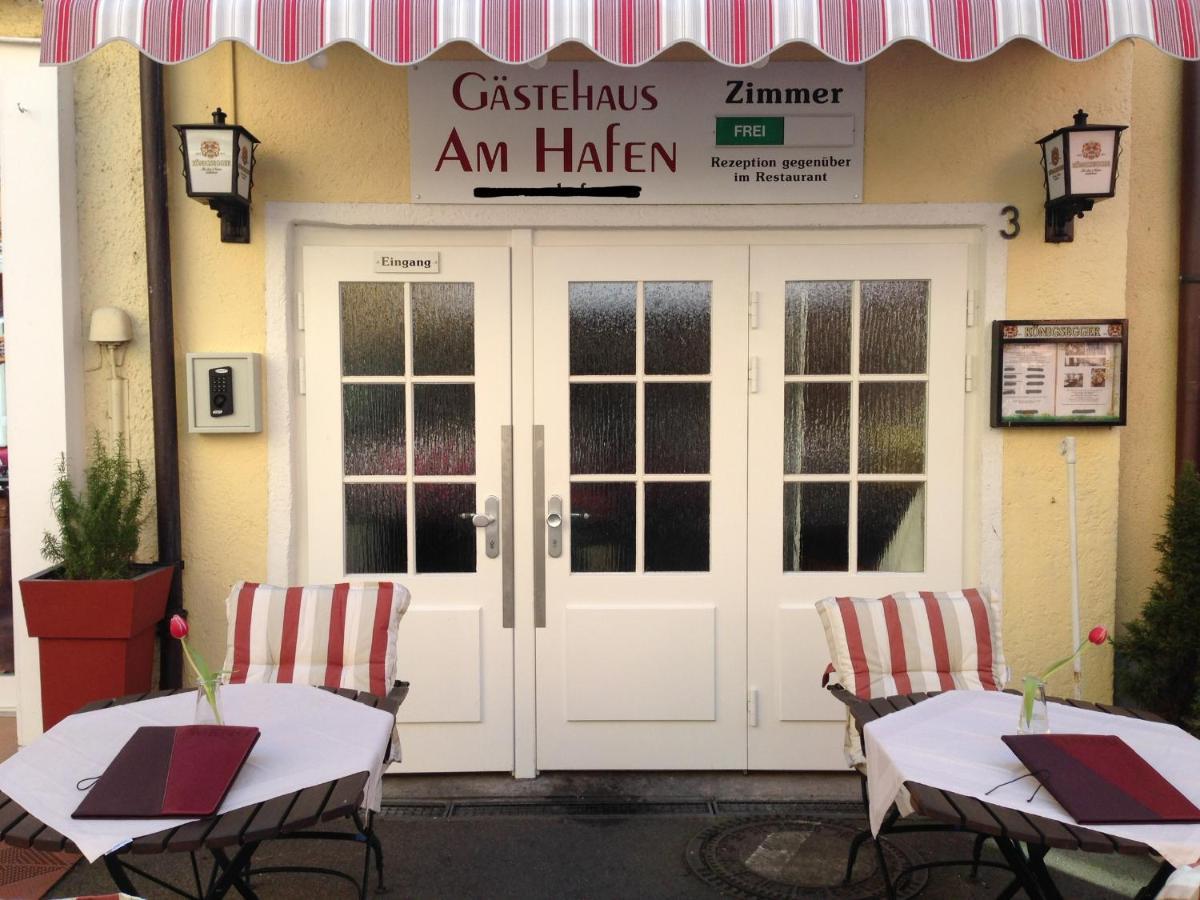 Gaestehaus Am Hafen 미르스부르크 외부 사진